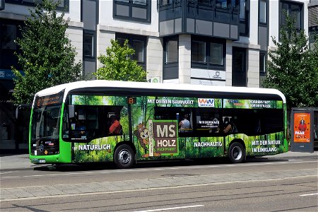 ESWE, Wiesbaden - Wagen 115 - WI-VG 1115 - Mercedes-Benz O 530 eCitaro (2020) - MS-Holzfachmarkt - Wiesbaden, 04.07.2022