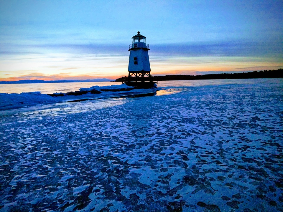 Sunset Burlington North Light