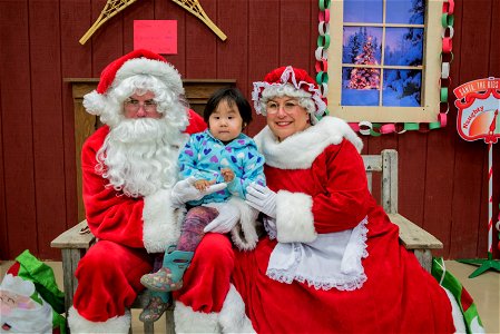 Emmonak welcomes Santa to town photo