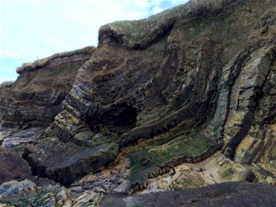 Buckled Layers of Geological Time.