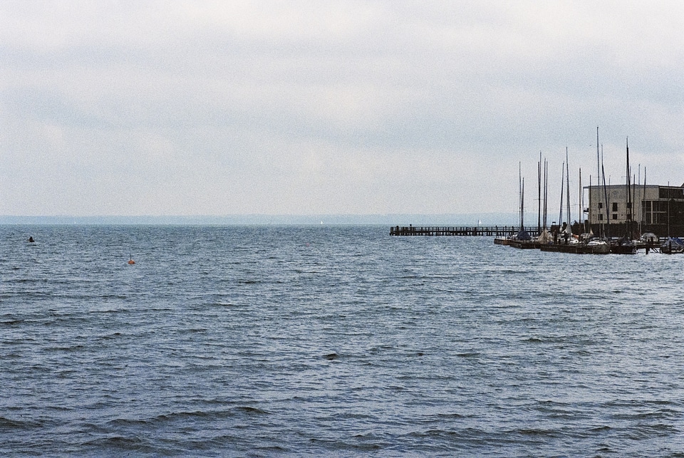 famous chiemsee lake in bavaria - germany