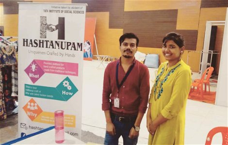 Ranjan Mistry with Namita Priya, Co-drafter of Patna University Incubation Hub
