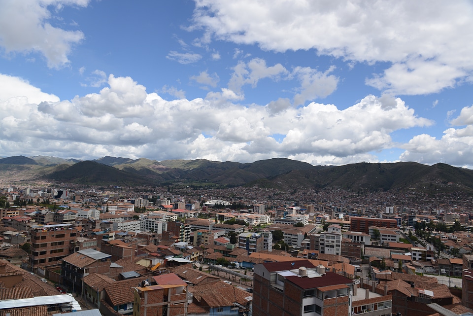 Cityscape of Cusco in Peru