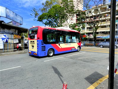 HINO Poncho Rapid Penang VGP2410 (Batu Lanchang Route 11) Back