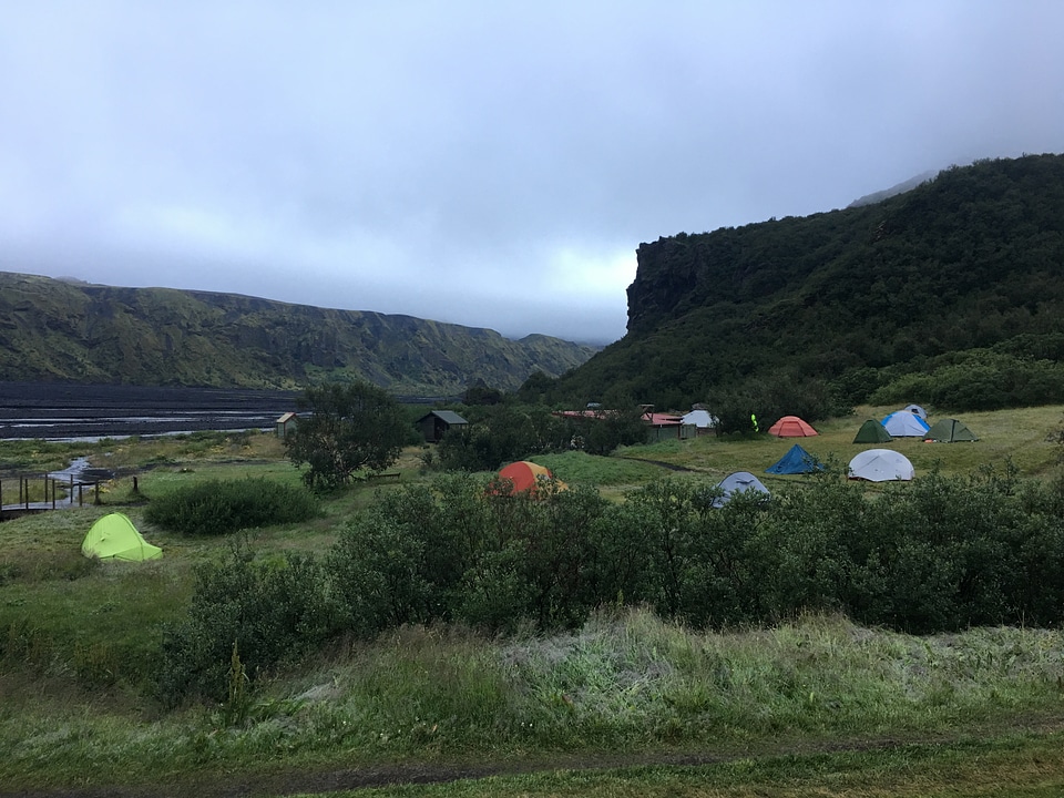Mountain trail in Skaftafell National Park of Iceland