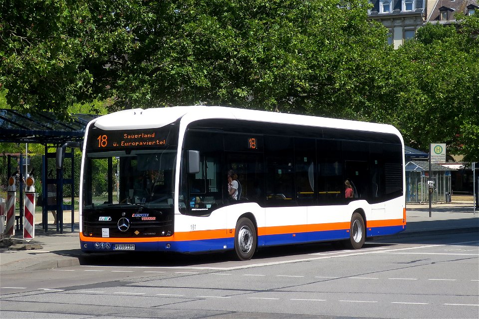 ESWE, Wiesbaden - Wagen 161 - WI-VG 1161 - Mercedes-Benz O 530 eCitaro (2021) - Wiesbaden, 04.08.2022