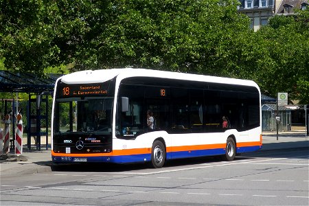 ESWE, Wiesbaden - Wagen 161 - WI-VG 1161 - Mercedes-Benz O 530 eCitaro (2021) - Wiesbaden, 04.08.2022