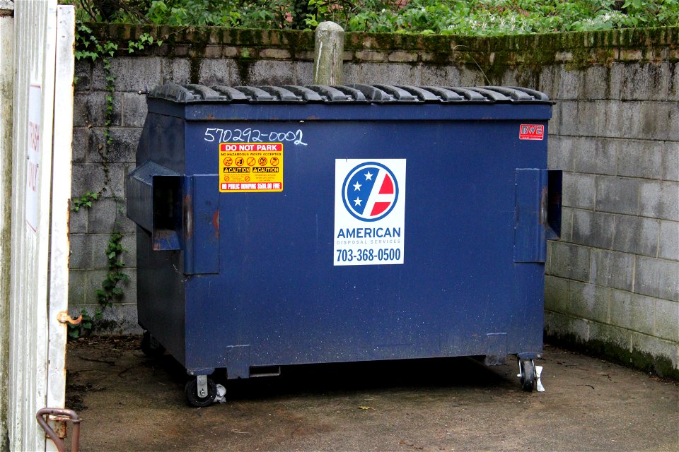 American Disposal dumpster