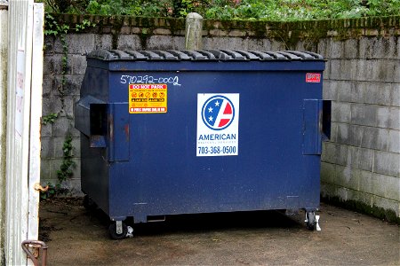 American Disposal dumpster photo
