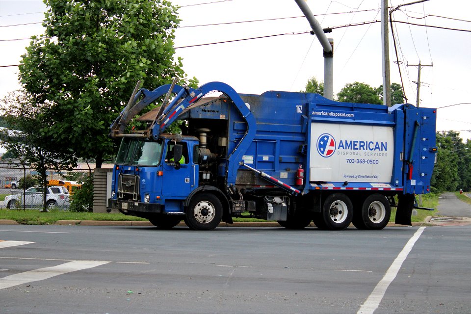 American Disposal truck 162