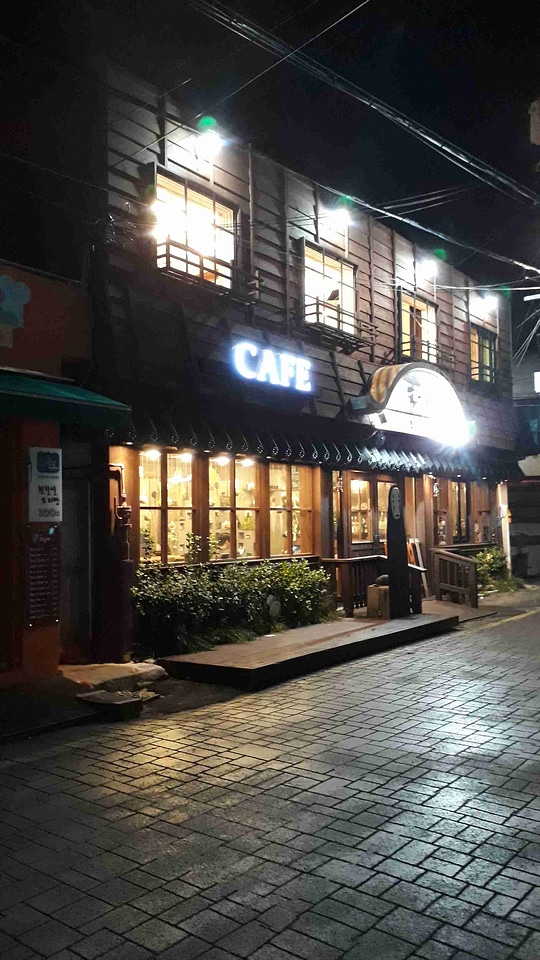 Night view in Kunsan, Korea