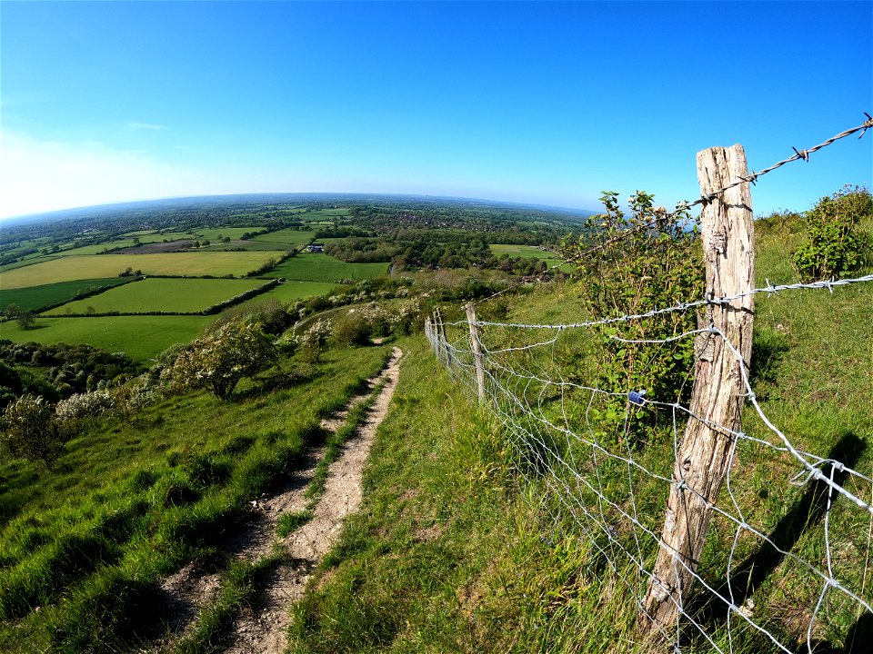Going Down!  Ditchling Beacon