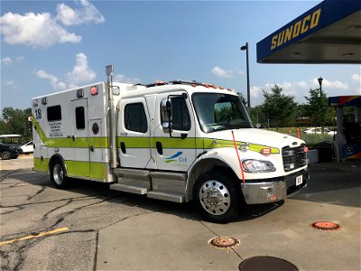 Cleveland Airport Fire - Ambulance photo