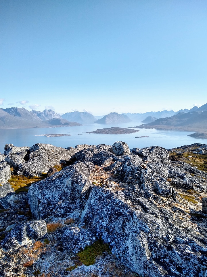 Rocks and Tasermiut Fjord