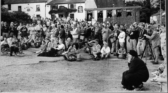 The End of the March. 1996 Winter Hill Mass Trespass.