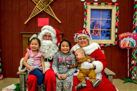 Emmonak welcomes Santa to town photo