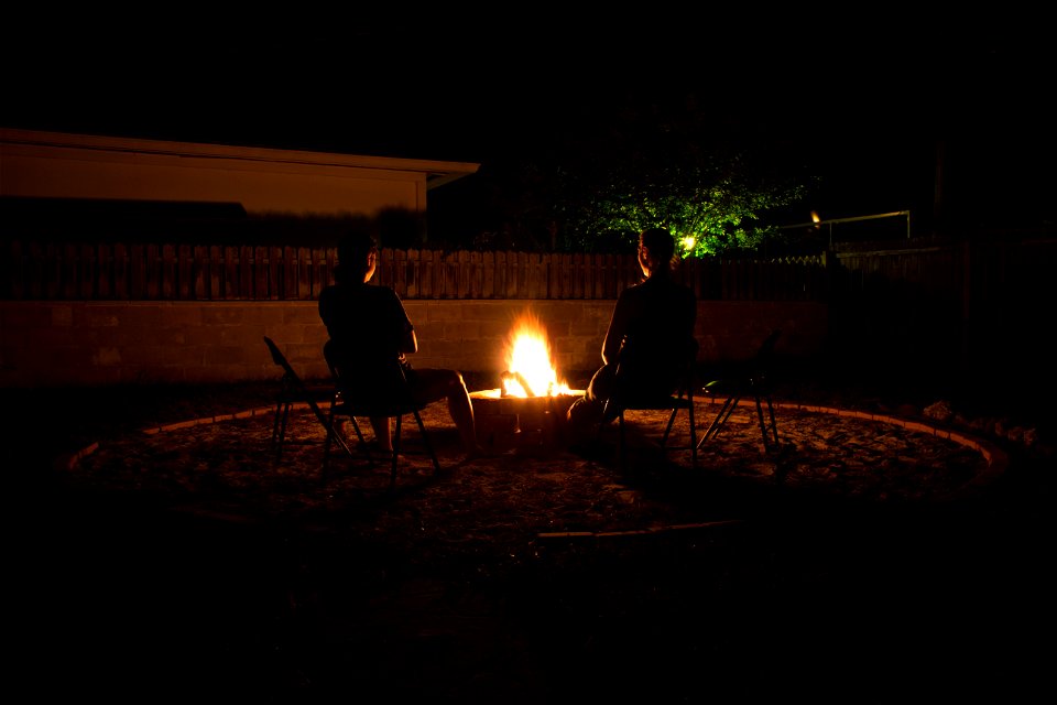 Christening the Firepit