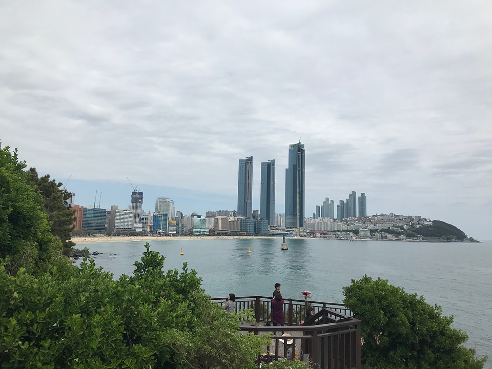 Haeundae Dongbaekseom in Busan Korea