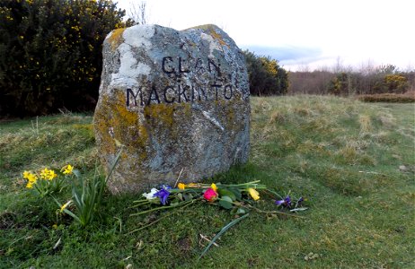 Culloden Battlefield, Inverness - Mackintosh Clan Grave 10 (2) photo
