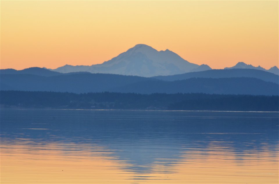 Sunrise at Mt. Baker