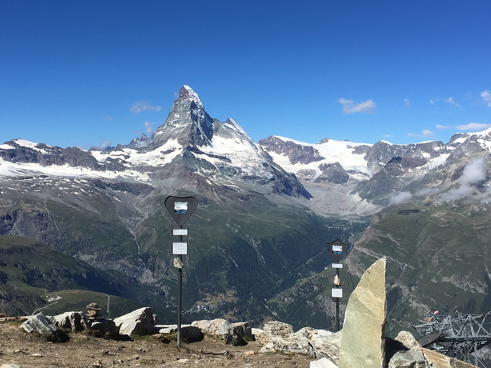 Trailing and hiking in the Alps and Zermatt Switzerland