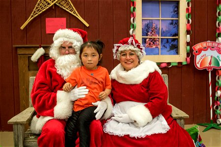 Emmonak welcomes Santa to town photo