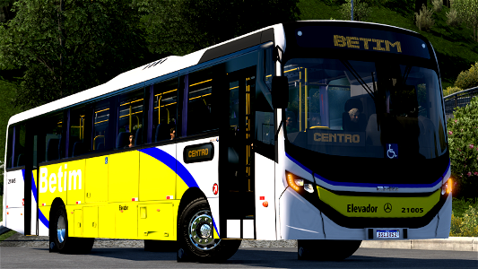 Ônibus Caio Apache Vip V Skin Betim ETS2 Euro Truck Simulator 2