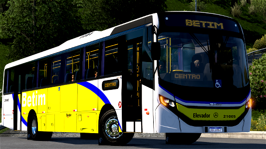 Ônibus Caio Apache Vip V Skin Betim ETS2 Euro Truck Simulator 2 photo