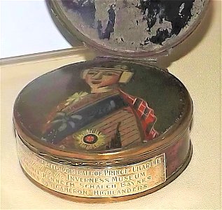 Jacobite Dice Box with hidden portrait of Charles Edward Stuart, (Bonnie Prince Charlie), Inverness Museum photo
