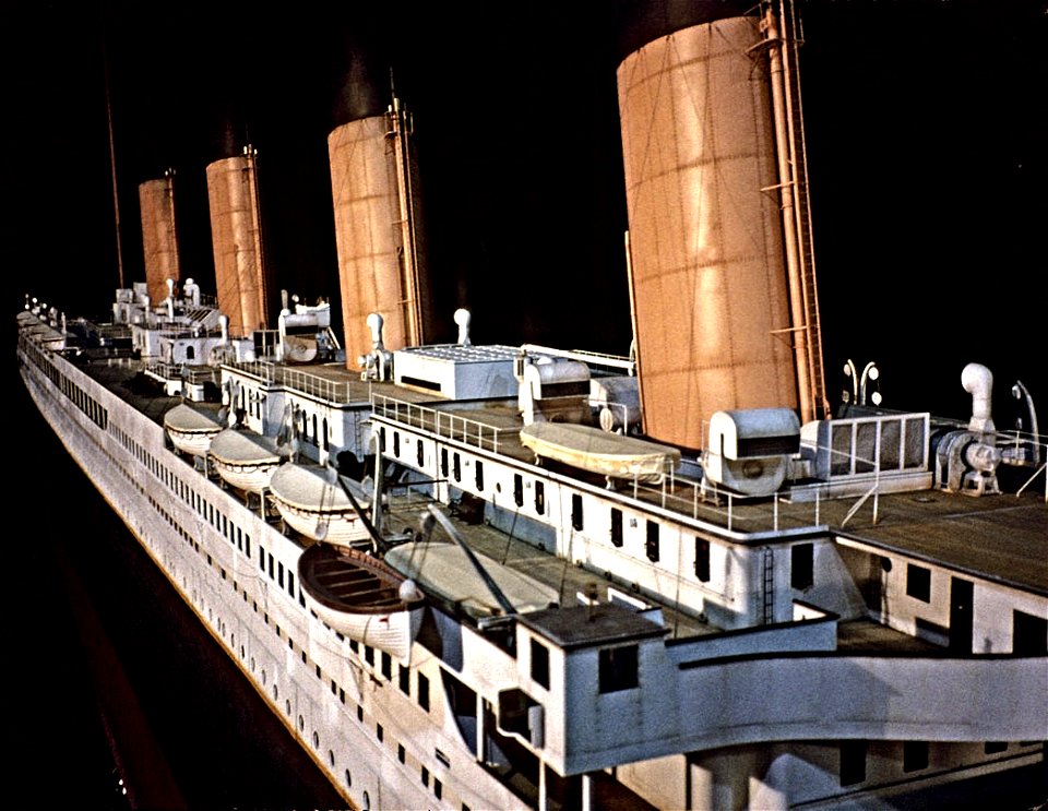 Titanic Starboard lifeboats
