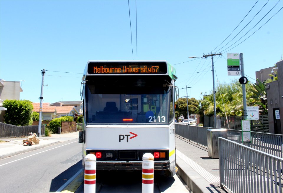B-class tram in Carnegie