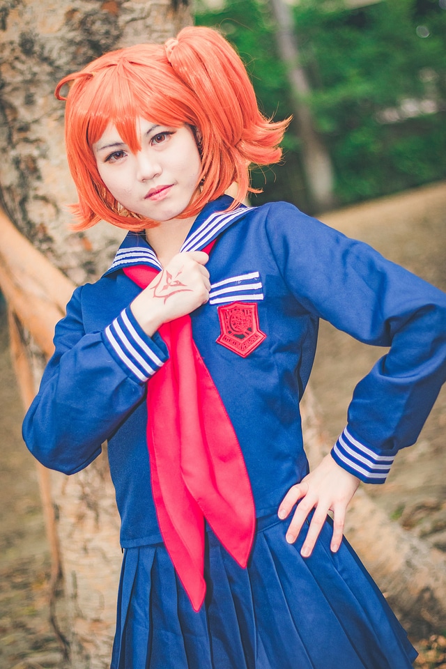 Portrait of Japan anime cosplay woman