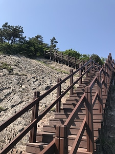 Wooden Bridge Saryangdo Tongyeong Island South Korea