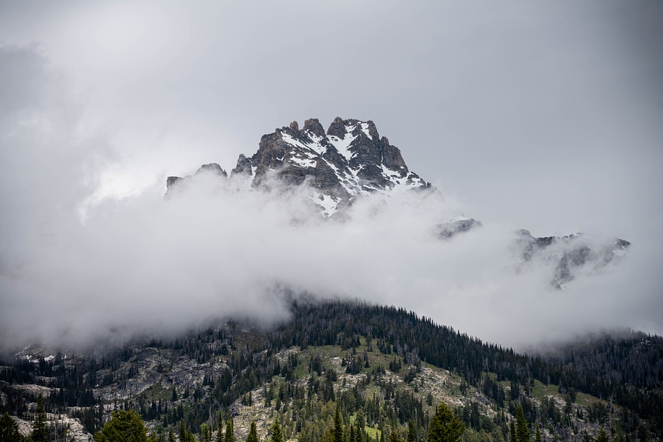 Grand Tetons national mountain range