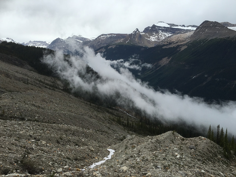 The Iceline Trail in Yoho National Park, Canadian Rockies