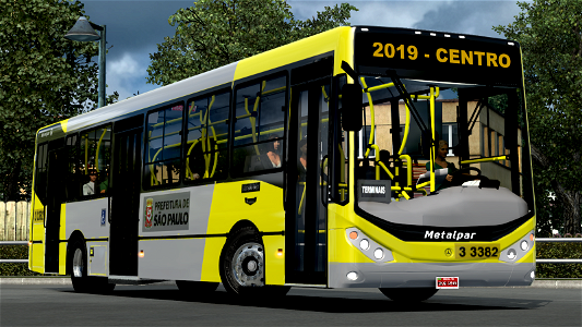 Ônibus Metalpar OH-1718 Urbano Skin São Paulo ETS2 Euro Truck Simulator 2 photo