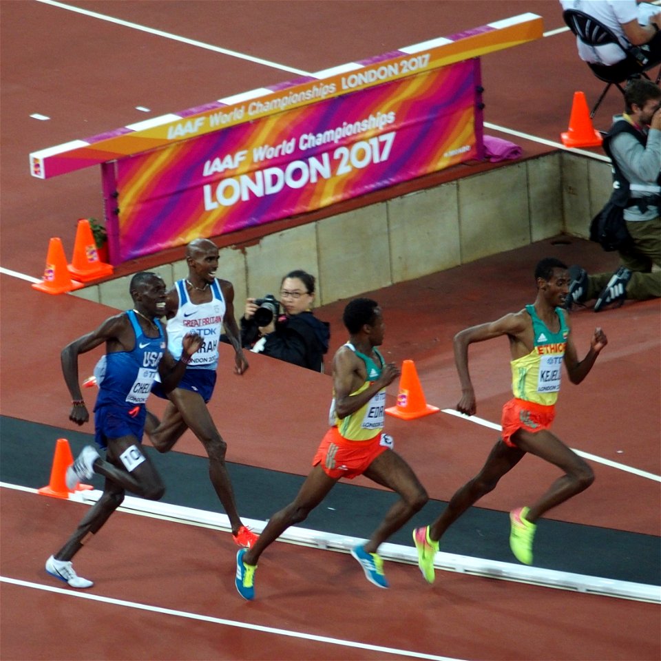 Dernier virage du 5000m