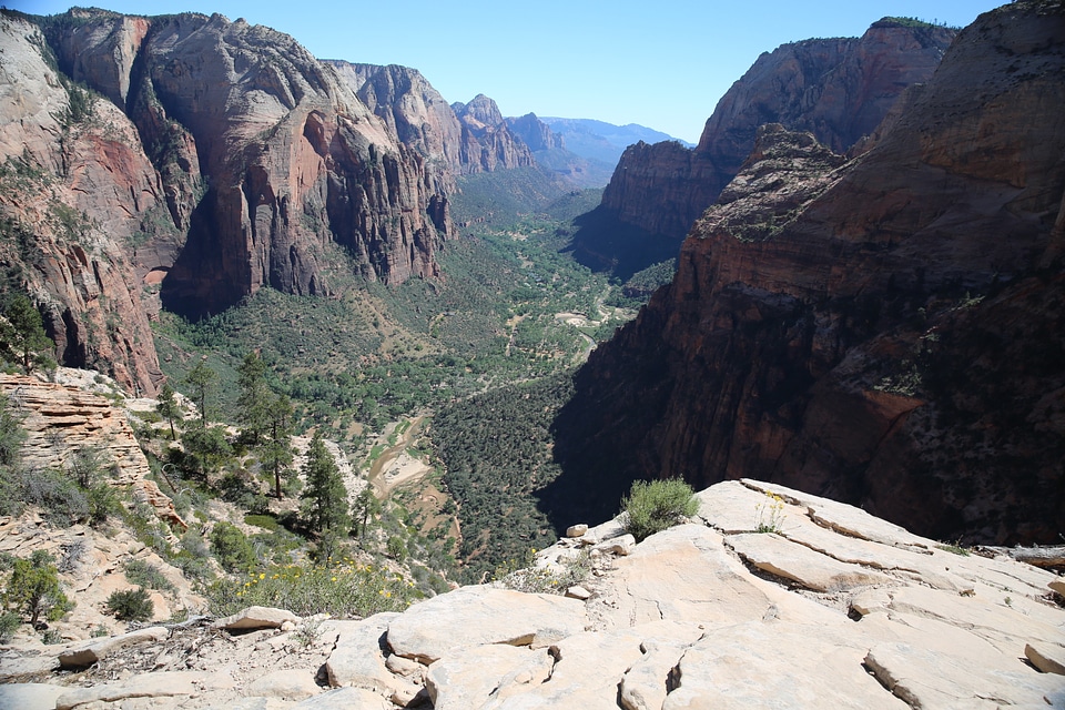 The Valley at Zion National Park via Angel Landing trail
