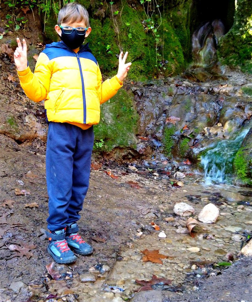 Torrent de Colobrers amb el Pau
