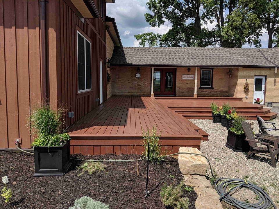 Newly Painted and Finished Deck