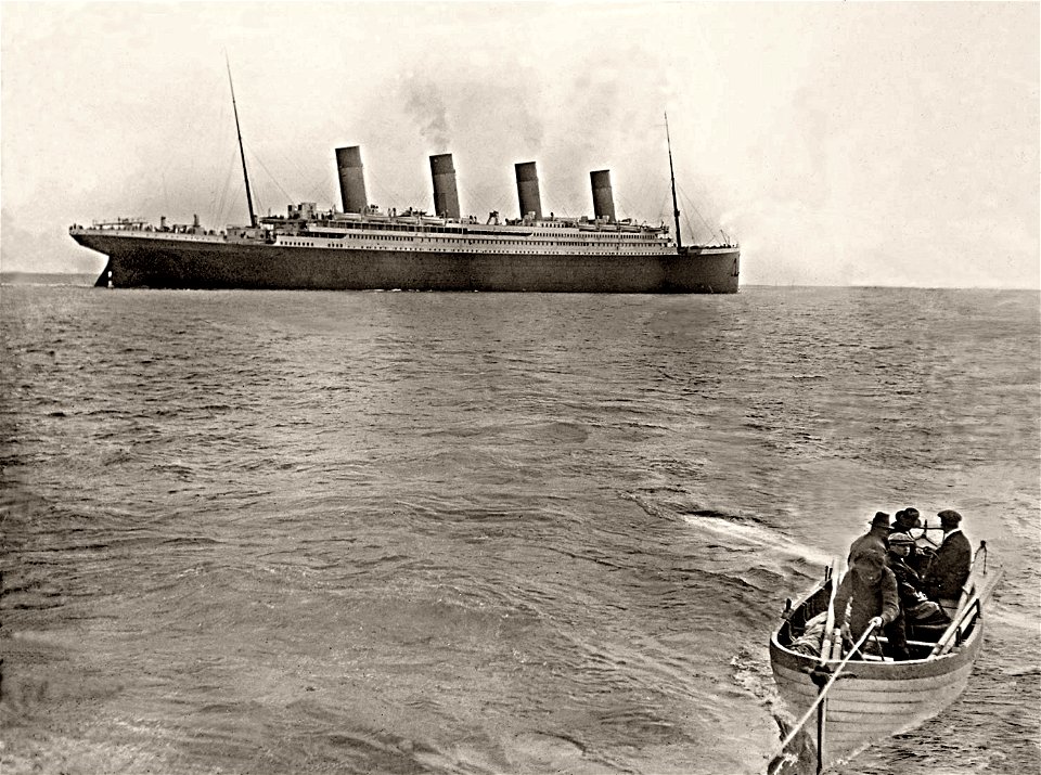 Titanic leaving Cobh