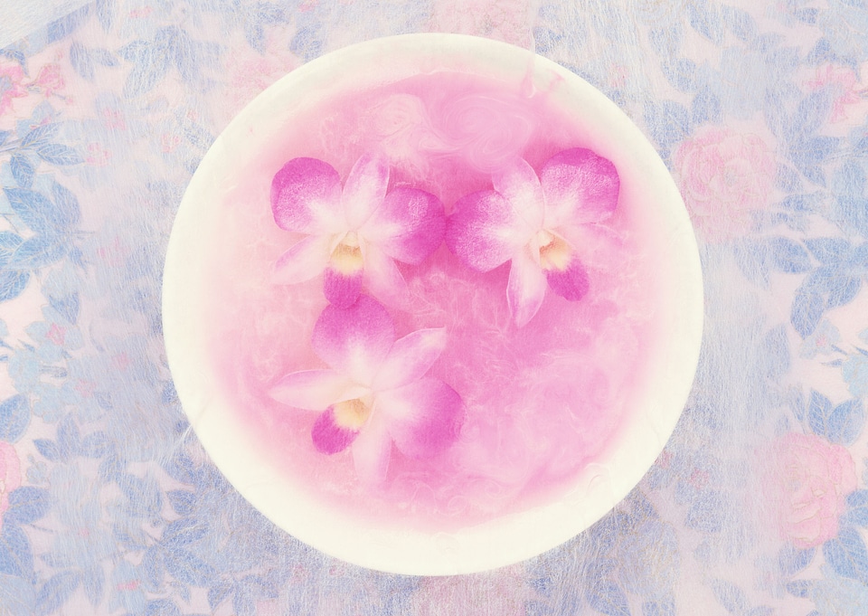 Vintage and soft light of flowers patels