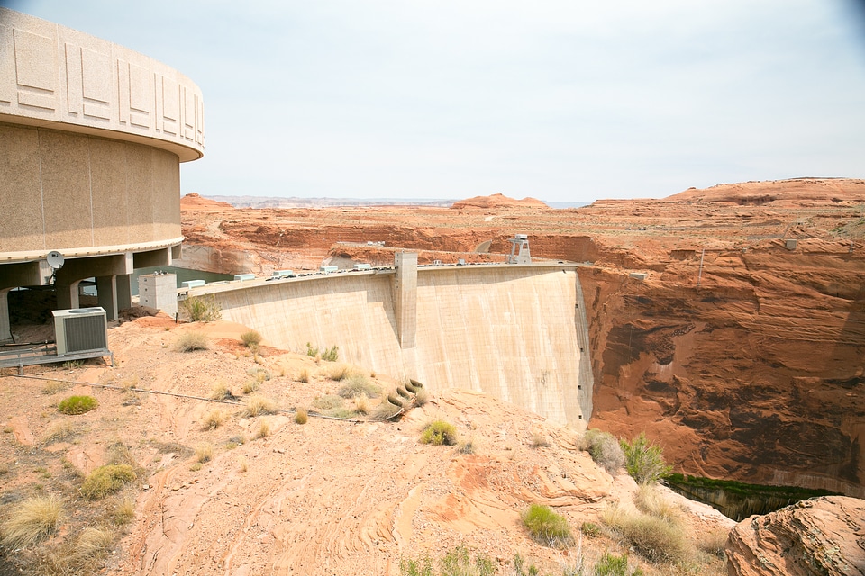 View of the Hoover Dam in Nevada