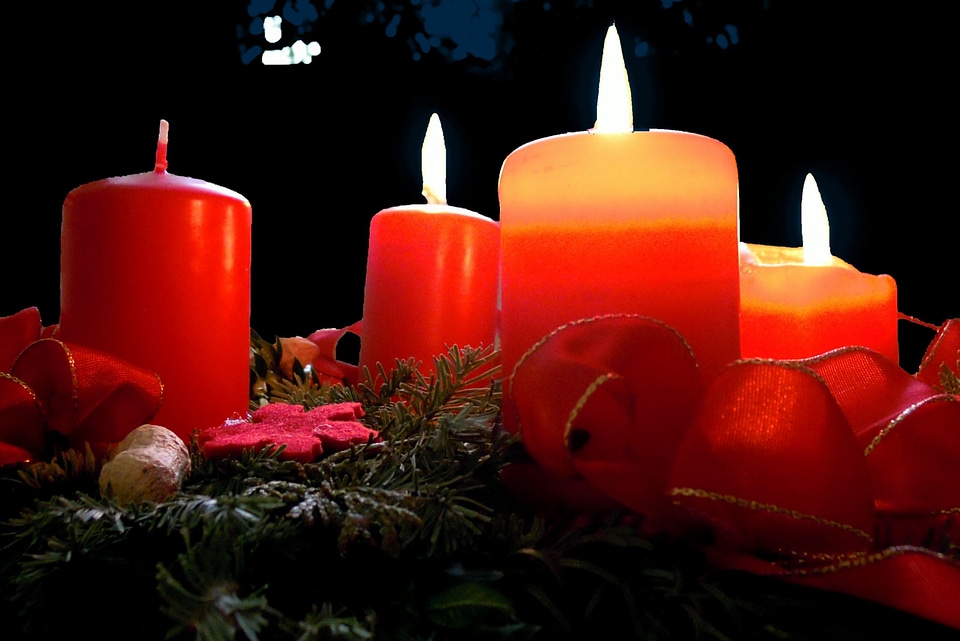 Candlelight contemplative december