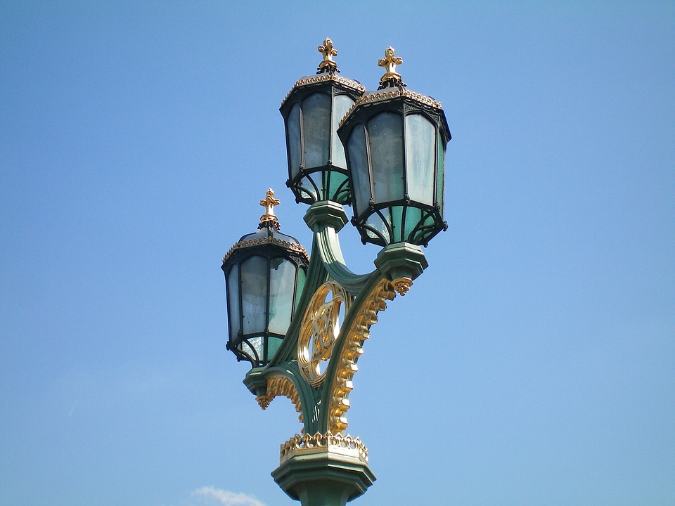 Street street lamp gold