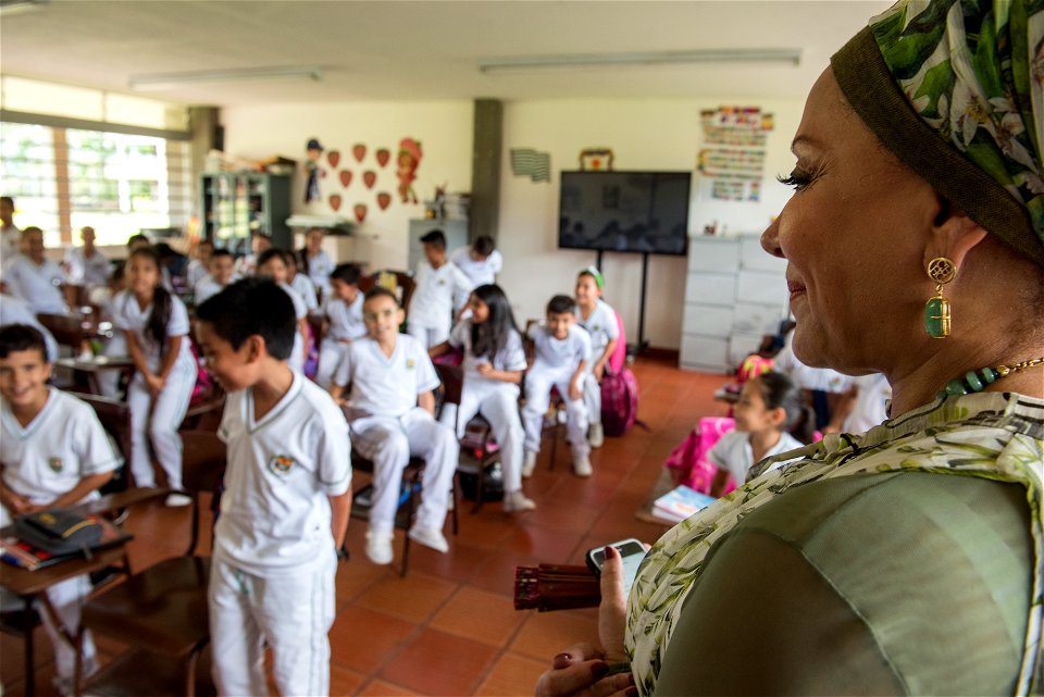 Encuentro con estudiantes del Meta