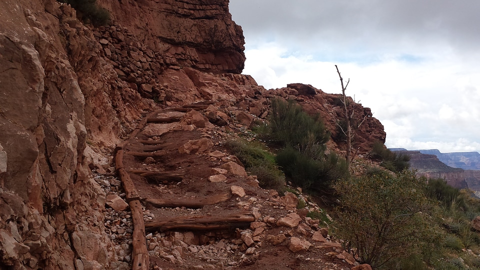 Bright Angel trail in Grand Canyon National Park