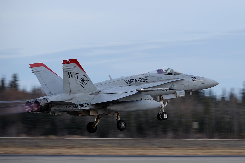 U.S. Marine Corps FA-18C Hornet aircraft