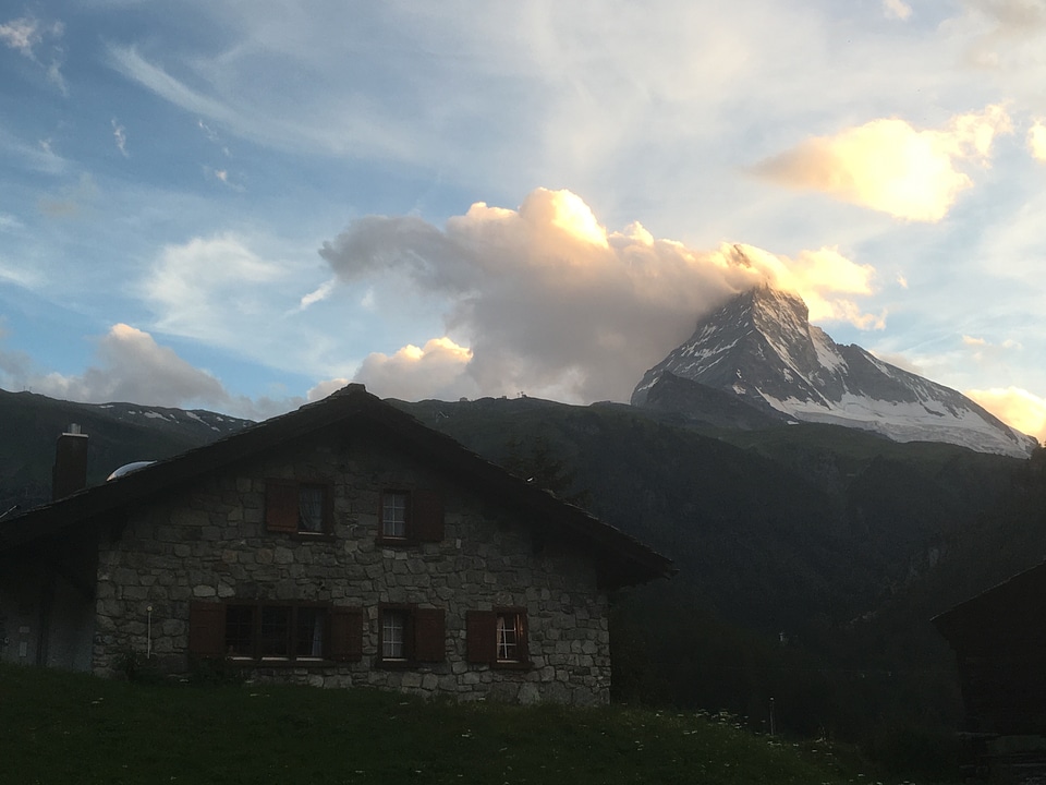 Trailing and hiking in the Alps and Zermatt Switzerland