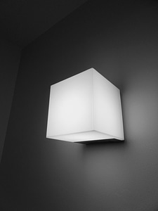 white ceiling lamp